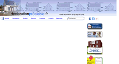 Desktop Screenshot of declarationprealable.fr